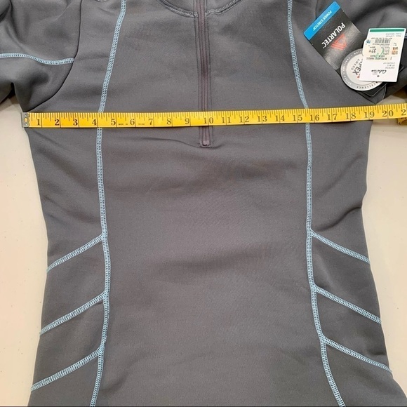 Cabelas Polartec Womens Size Large 1/4 Zip L/S Wicking Active Pullover Top NEW - Picture 9 of 10